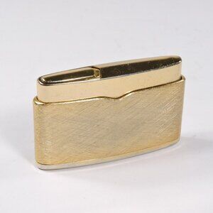 Vintage Swank Gold Tone Butane Lighter - New Flint - Japan